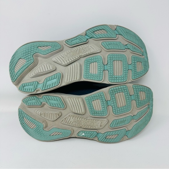 Hoka One One Bondi 7 Men’s Sneakers Size 11.5 WIDE Dark Blue Grey - Picture 10 of 12